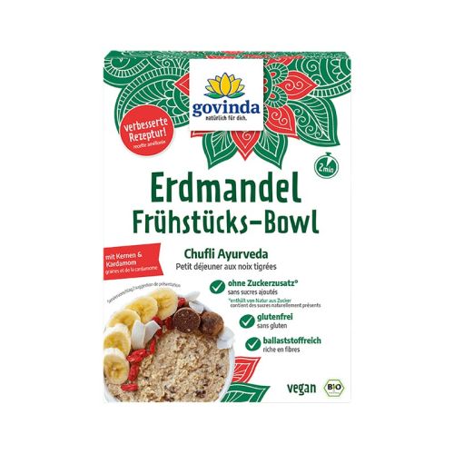 Bowl petit-déjeuner au souchet - Chufli Ayurveda, bio Petit déjeuner bowl  Govinda 