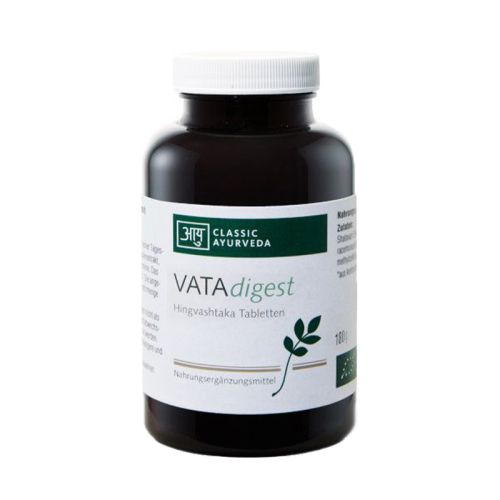 VATAdigest Hingvashtaka Nahrungsergänzungsmittel mit Asafoetida und Polyphenolen 100 Tabletten / 60 g Classic Ayurveda 