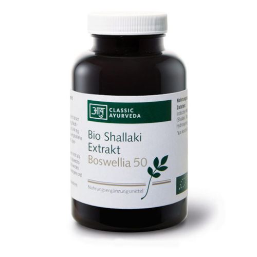 Extrait de shallaki bio / boswellia 50 Complément alimentaire aux acides boswelliques 60 Kapseln / 32 g Classic Ayurveda 