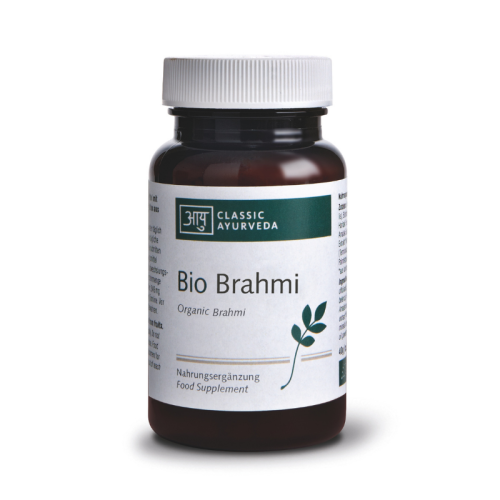 Brahmi, bio Complément alimentaire avec bacosides 120 comprimés / 60 g Classic Ayurveda 