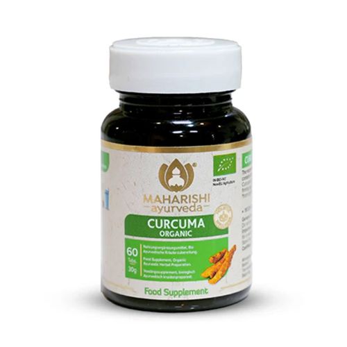 Curcuma, bio Complément alimentaire avec des parties de plantes ayurvédiques 60 comprimés / 30 g Maharishi Ayurveda 