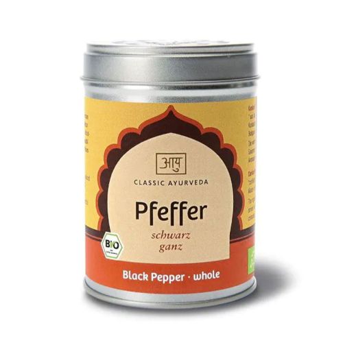 Poivre noir, entier, bio Épice bio  Classic Ayurveda 