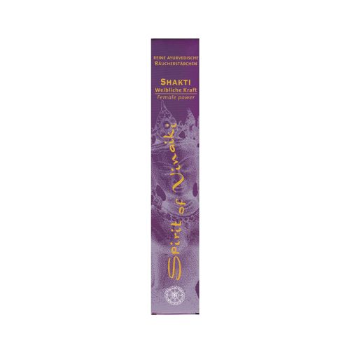 Shakti Force féminine Bâtonnets d'encens 10 bâtonnets d'encens Spirit of Vinaiki ayurvedisch 