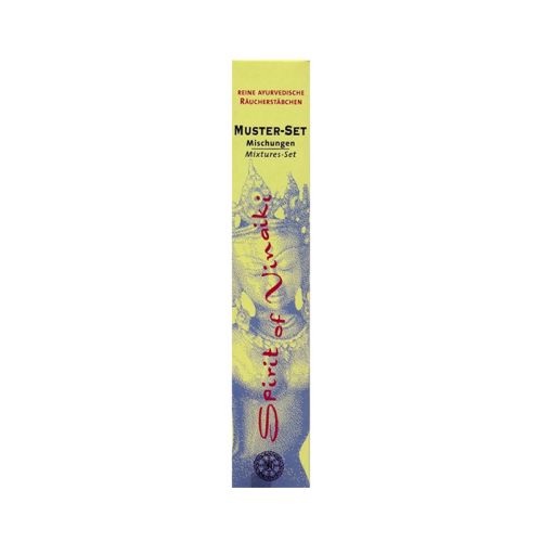 Set d'échantillons de mélanges Bâtonnets d'encens 10 bâtonnets d'encens différents Spirit of Vinaiki ayurvedisch 
