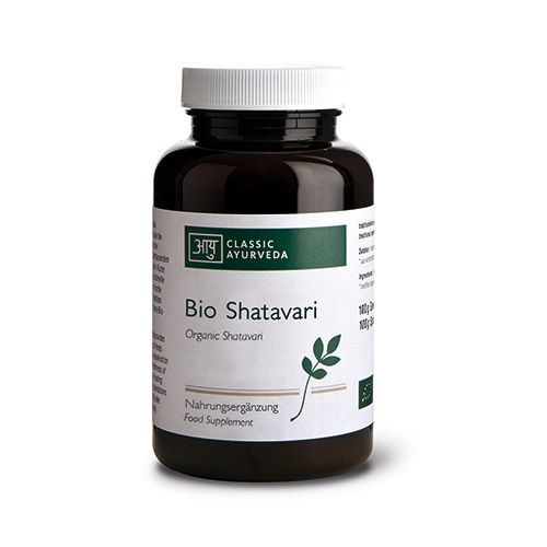 Shatavari, bio Complément alimentaire avec Saponinen 150 comprimés / 60 g Classic Ayurveda 