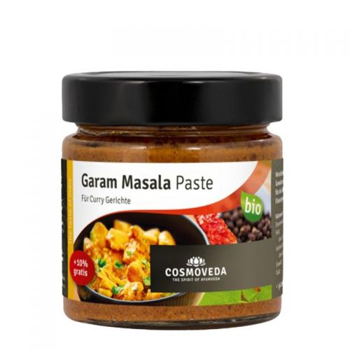 Garam Masala Paste, Bio  Currypaste 175g Cosmoveda 