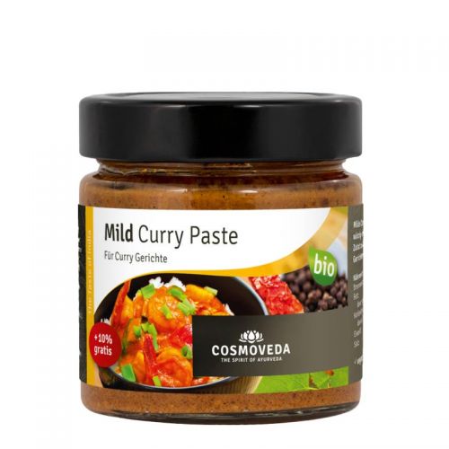 Mild Curry Paste, Bio Currypaste 175g Cosmoveda 