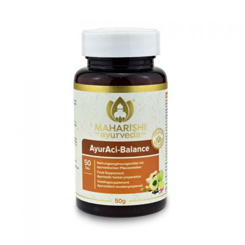 AyurAci-Balance Nahrungsergänzungsmittel mit ayurvedischen Pflanzenteilen 50 Tabletten / 50 g Maharishi Ayurveda 