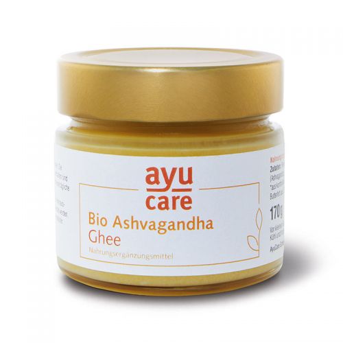 Ashwagandha Ghee (Ghritam), Bio Nahrungsergänzungsmittel mit Ashvagandha 170 g AyuCare 