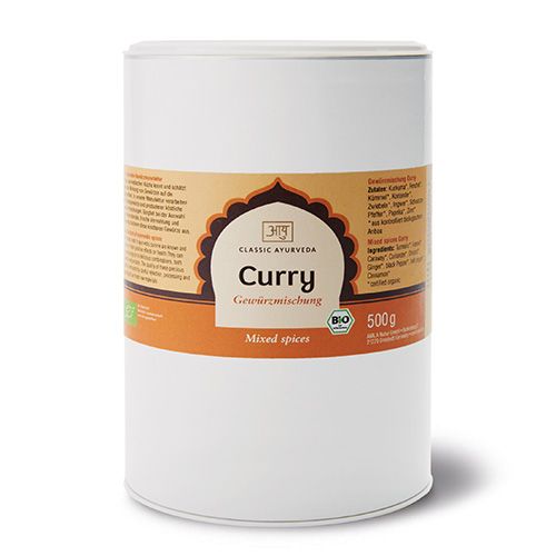 Curry, bio - grand Mélange d'épices bio  Classic Ayurveda 