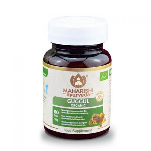 Guggul, Bio Nahrungsergänzungsmittel mit ayurvedischen Pflanzenteilen 60 Tabletten / 30 g Maharishi Ayurveda 