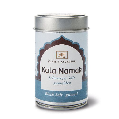 Schwarzes Salz (Kala Namak), gemahlen Gewürz 80 g Classic Ayurveda 