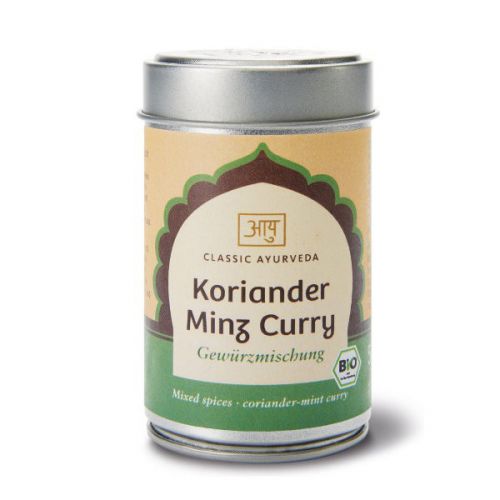 Koriander Minz Curry, Bio Bio Gewürzmischung 50 g Classic Ayurveda 