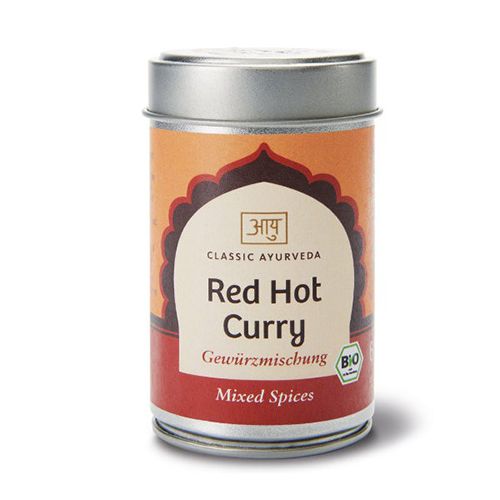 Red Hot Curry, Bio Bio Gewürzmischung 60 g Classic Ayurveda 