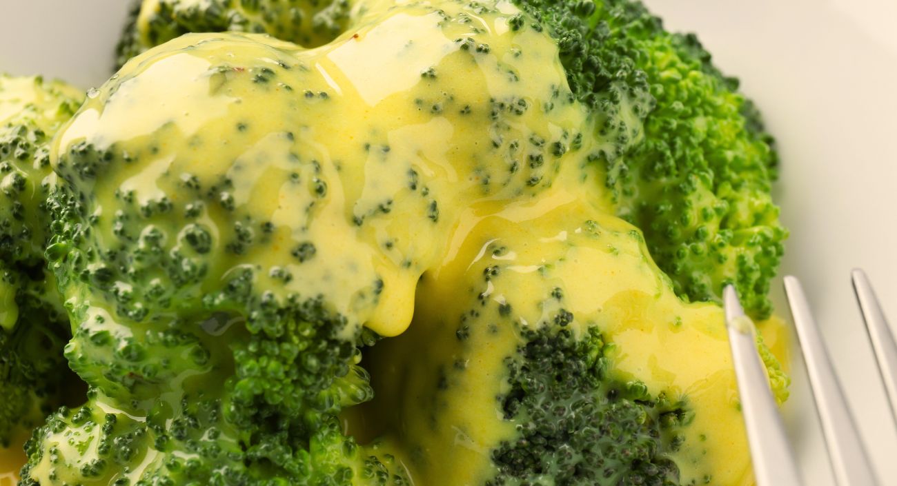 Brokkoli an Safransauce